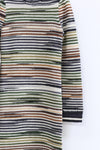SWAYING/KNIT Crochet Striped Long Skirt SW22AW2L19 Green